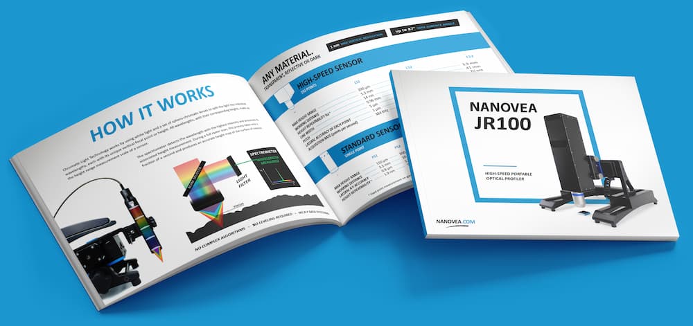NANOVEA JR100 Portable Profilometer Brochure Preview