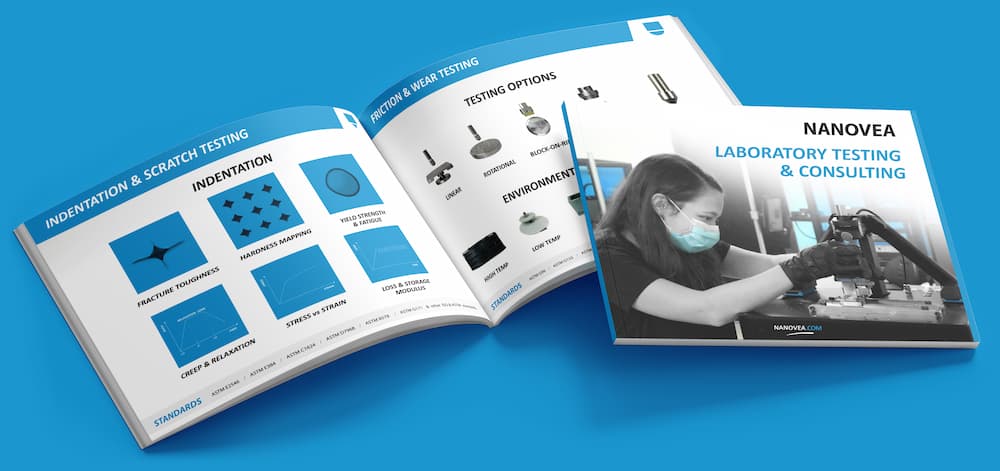NANOVEA Materials Testing Lab Services Brochure Preview