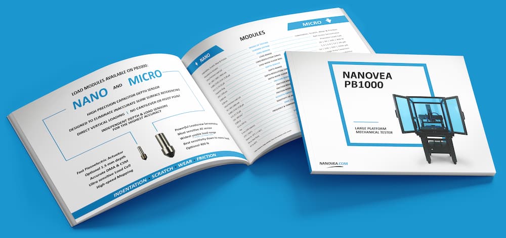 NANOVEA PB1000 Mechanical Tester Brochure Preview