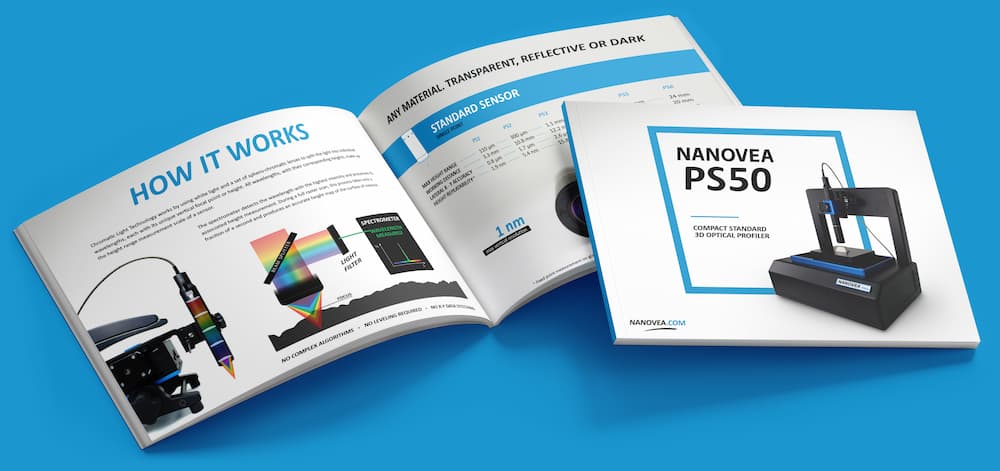 NANOVEA PS50 Profilometer Brochure Preview
