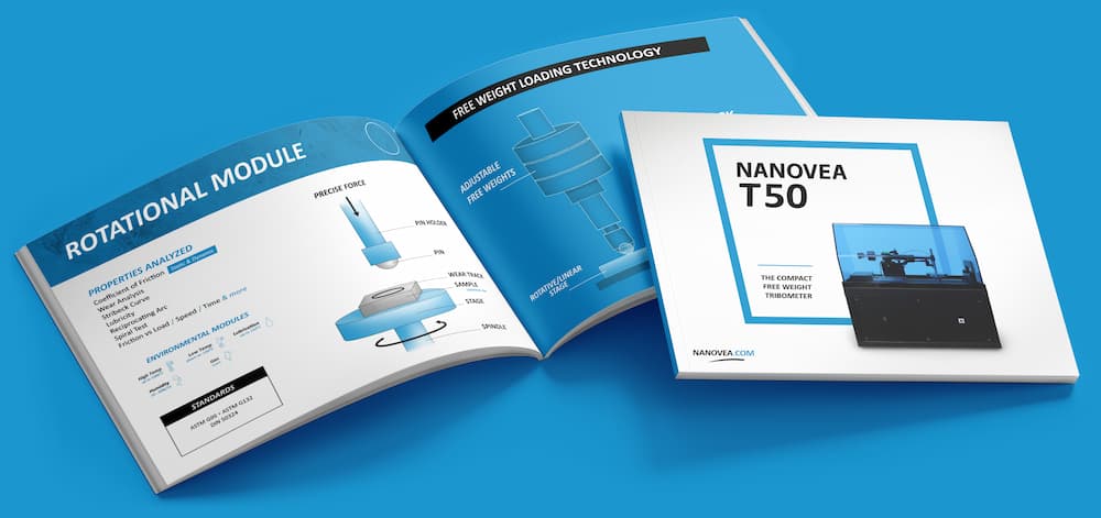 NANOVEA T50 Tribometer Brochure Preview