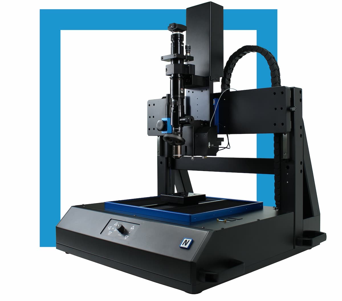 Nanoindenter and scratch tester platform NANOVEA PB1000 with nano and micro indentation modules