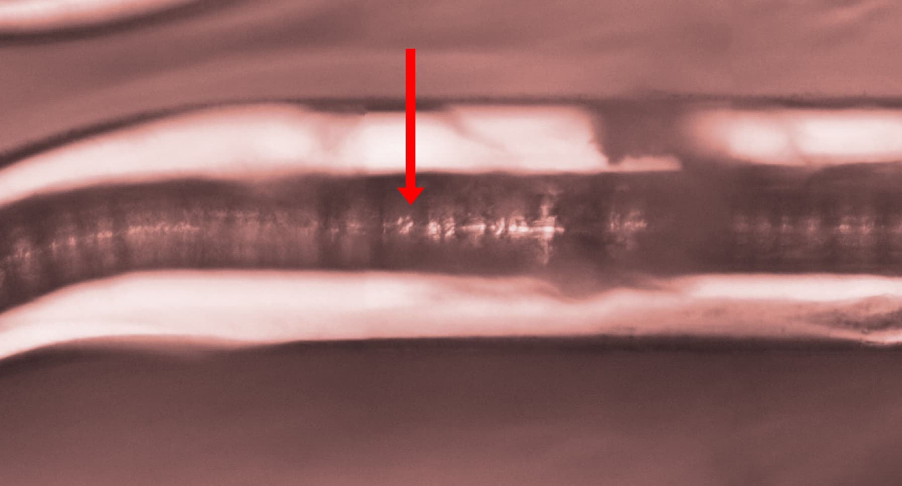 stent groove coating failure sample 3 nano scratch 126 mN adhesion testing